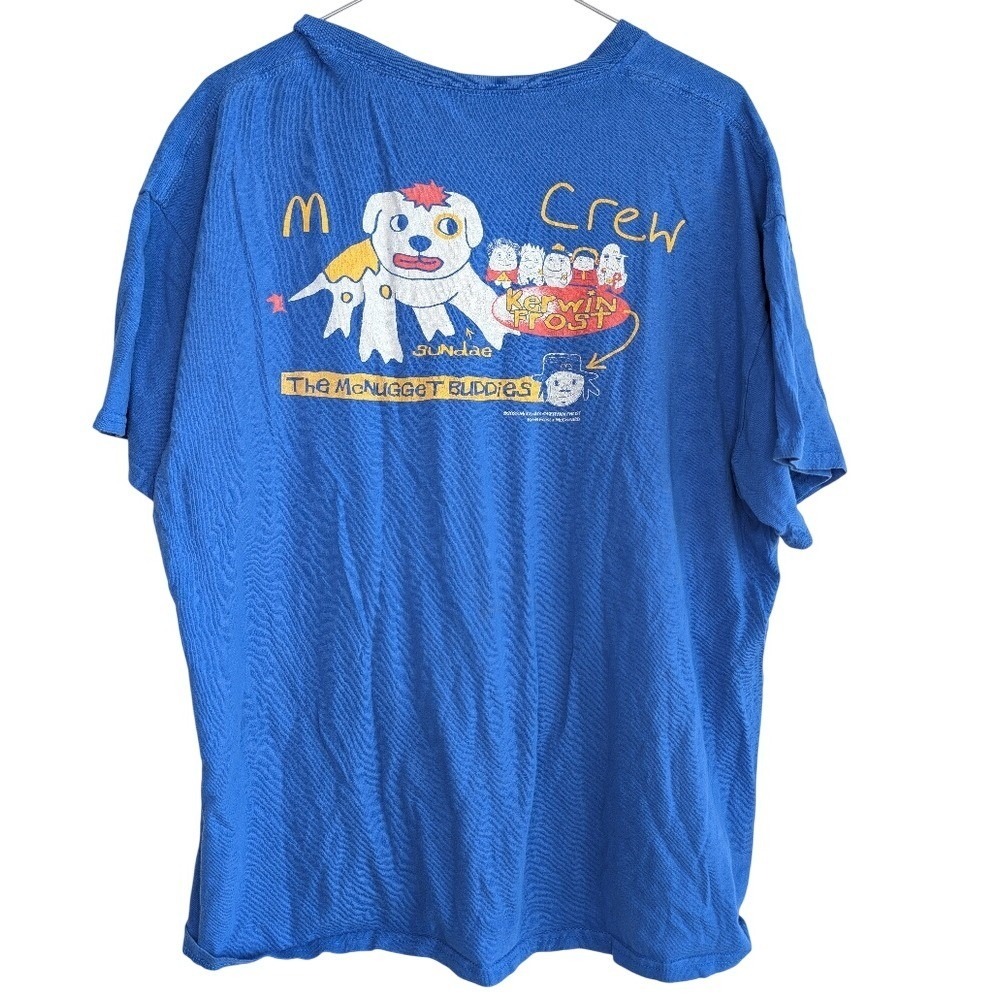 Gildan McDonald's Men's Extra Large Blue McNugget Kerwin Frost‎ Short Sleeve